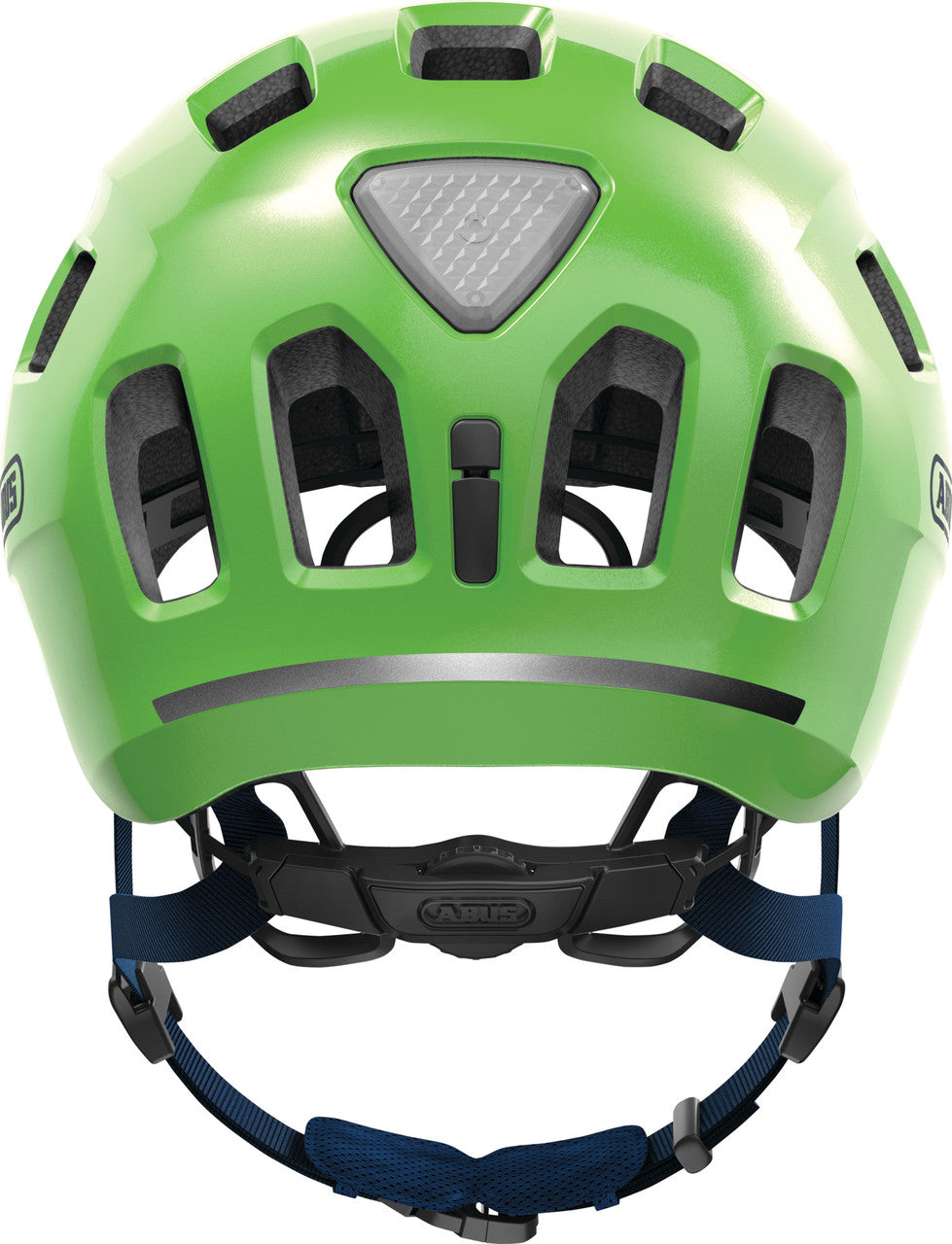 ABUS Youn-I 2.0 Kids Leisure Helmet With Integrated Rear LED Light In Sparkling Green