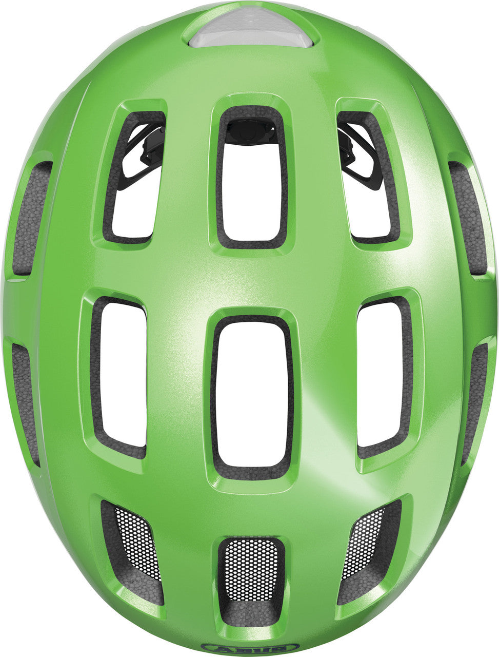 ABUS Youn-I 2.0 Kids Leisure Helmet With Integrated Rear LED Light In Sparkling Green