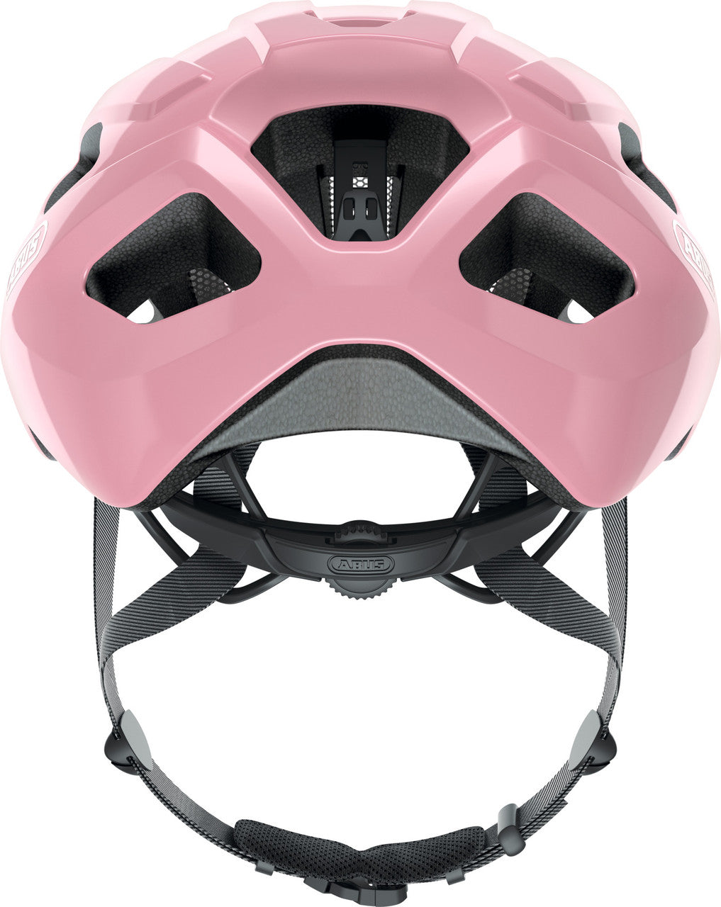 ABUS Macator Road Bicycle Helmet in Shiny Rose