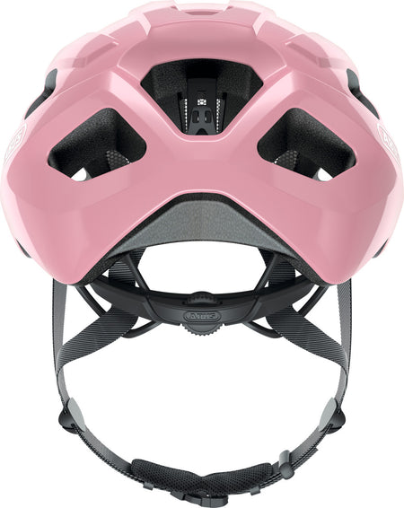 ABUS Macator Road Bicycle Helmet in Shiny Rose