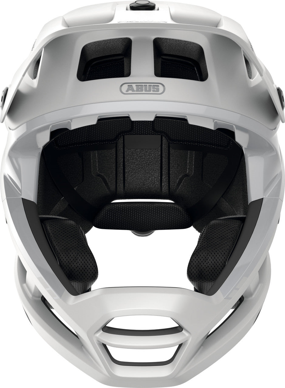 ABUS AirDrop MIPS MTB Full Face Elite Helmet | Polar White