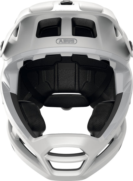ABUS AirDrop MIPS MTB Full Face Elite Helmet | Polar White