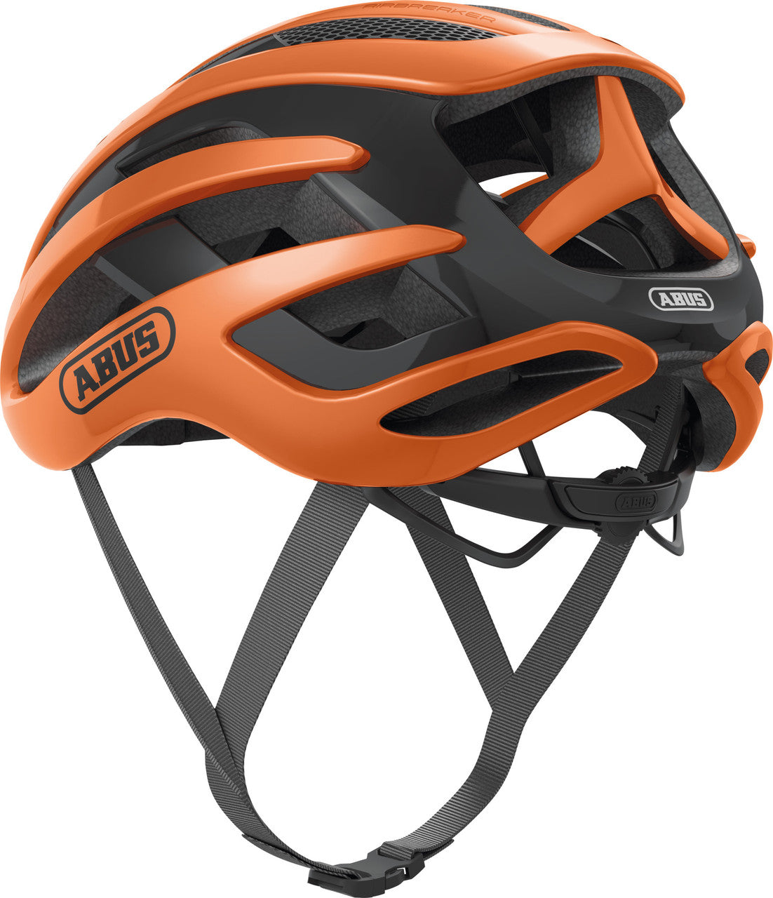 ABUS AirBreaker Elite Road Bicycle Helmet | Goldfish Orange