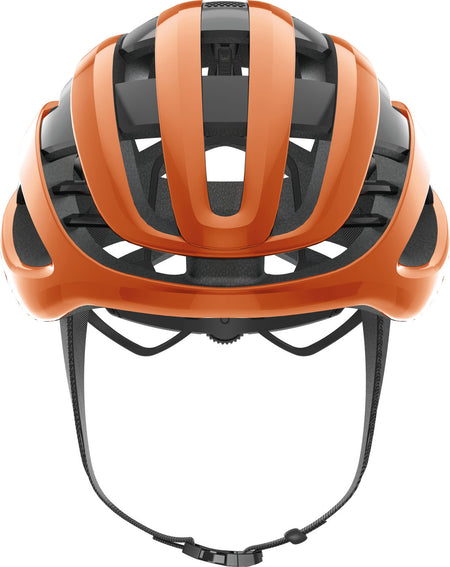 ABUS AirBreaker Elite Road Bicycle Helmet | Goldfish Orange