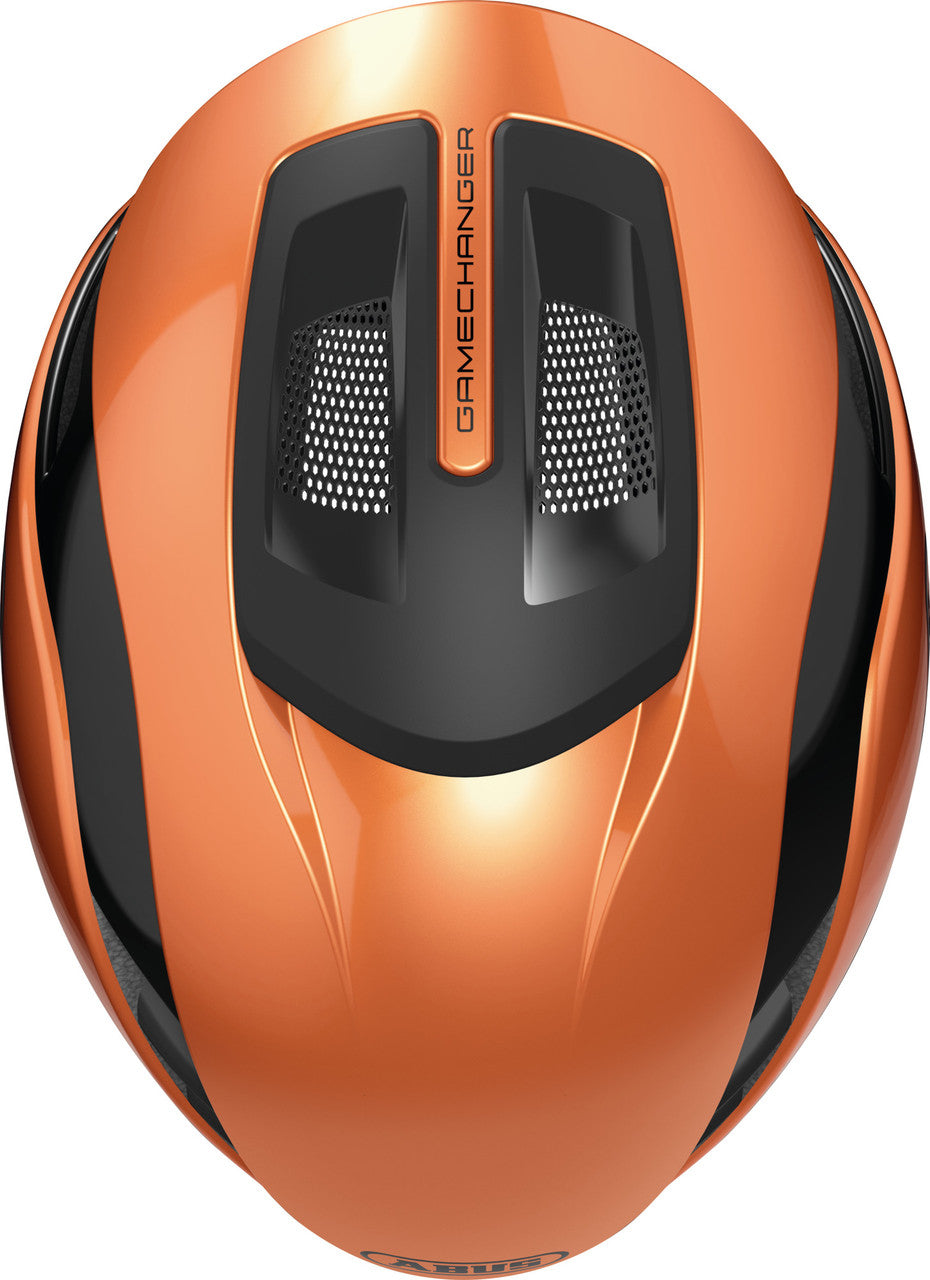 ABUS GameChanger 2.0 Road Aero Elite Helmet in Goldfish Orange