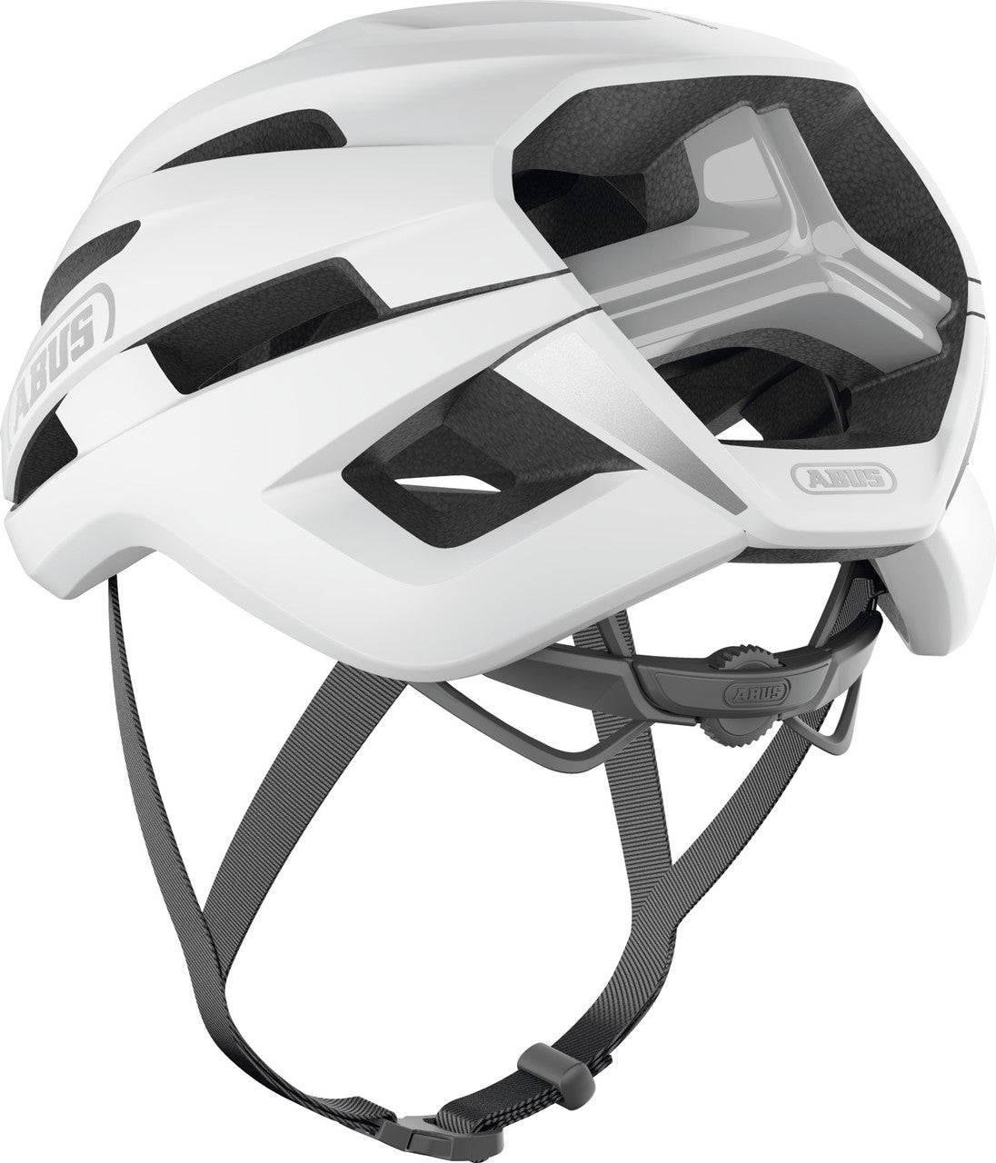 ABUS Stormchaser ACE Road Helmet in Polar White