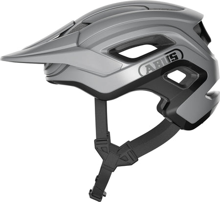 ABUS Cliffhanger MTB Bicycle Helmet | Ti Silver