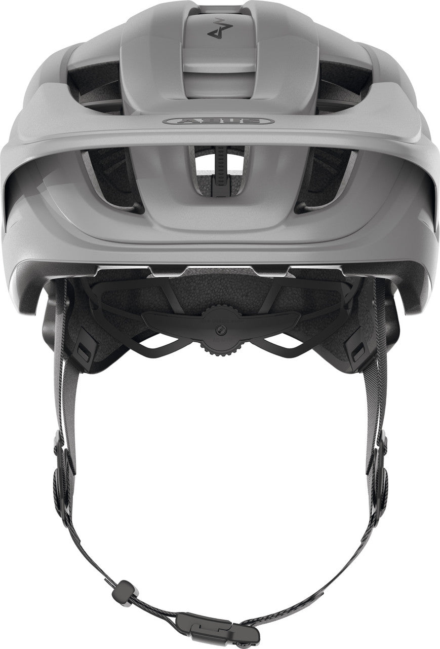 ABUS Cliffhanger MTB Bicycle Helmet | Ti Silver