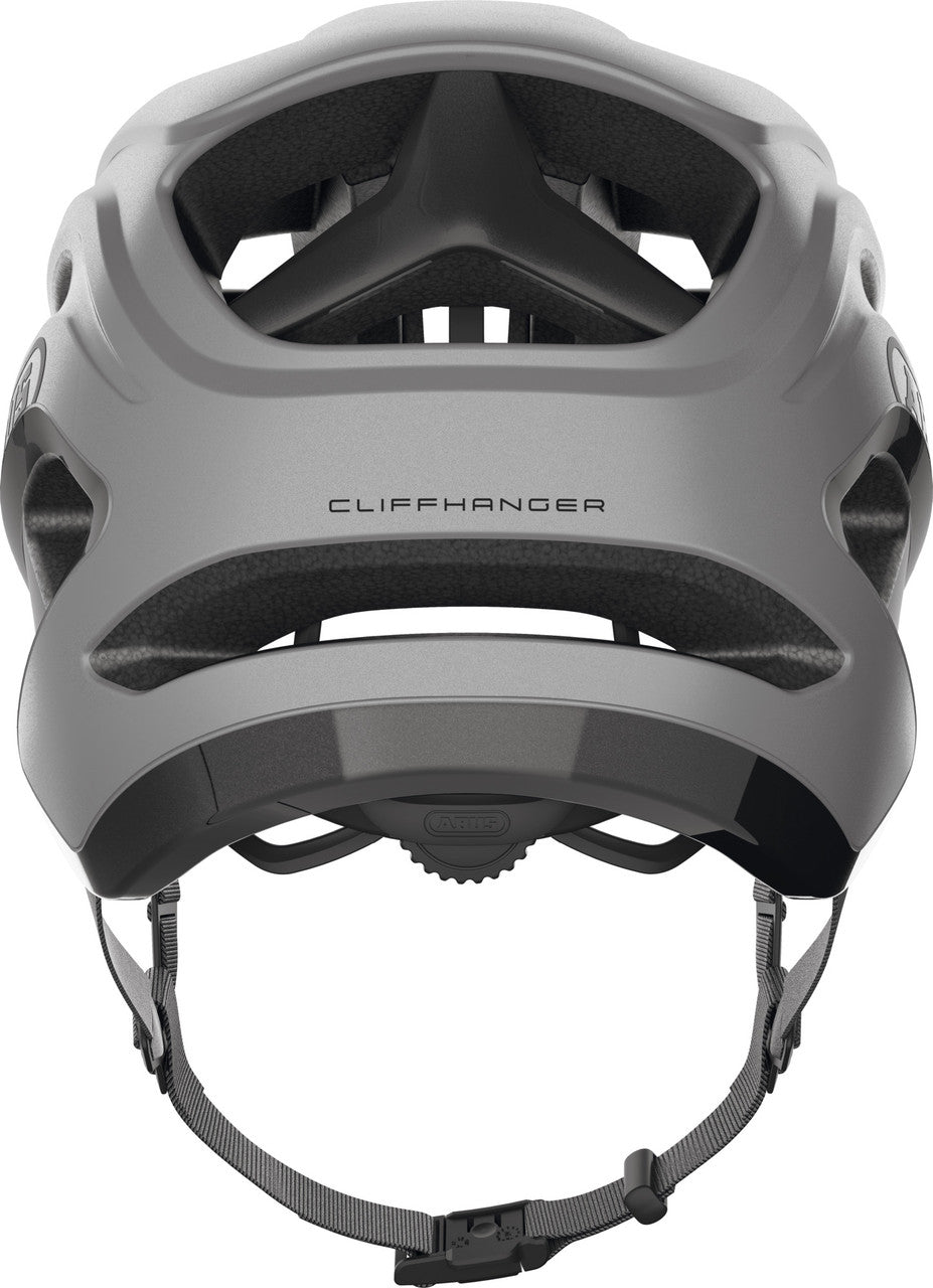 ABUS Cliffhanger MTB Bicycle Helmet | Ti Silver