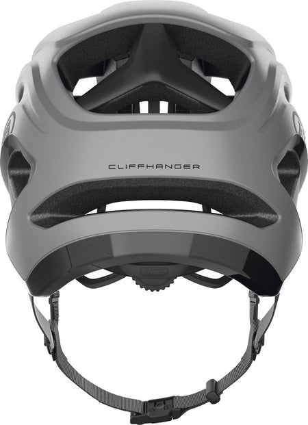 ABUS Cliffhanger MTB Bicycle Helmet | Ti Silver