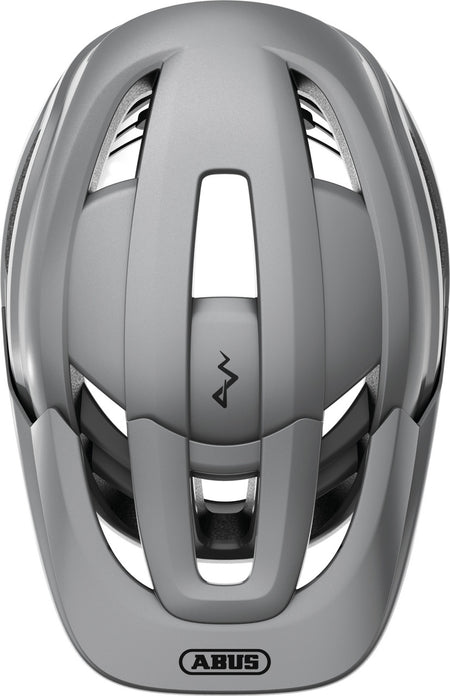 ABUS Cliffhanger MTB Bicycle Helmet | Ti Silver