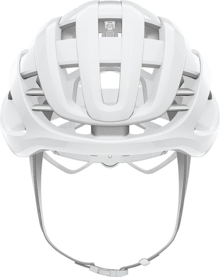 ABUS AirBreaker Elite Road Bicycle Helmet | Pure White