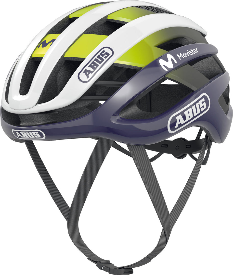 ABUS AirBreaker Elite Road Bicycle Helmet | Movistar Team