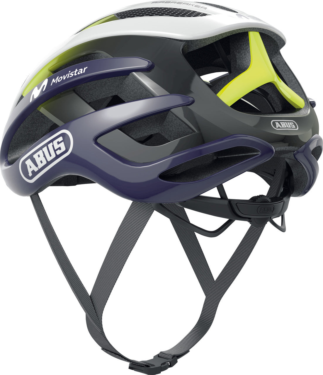 ABUS AirBreaker Elite Road Bicycle Helmet | Movistar Team