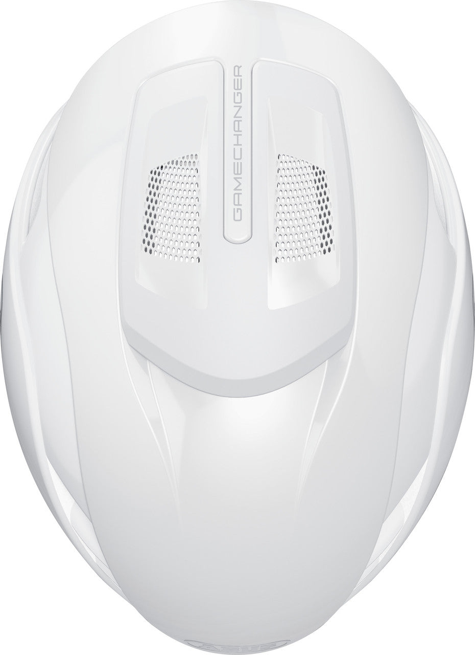 ABUS GameChanger 2.0 Road Aero Elite Helmet in Pure White