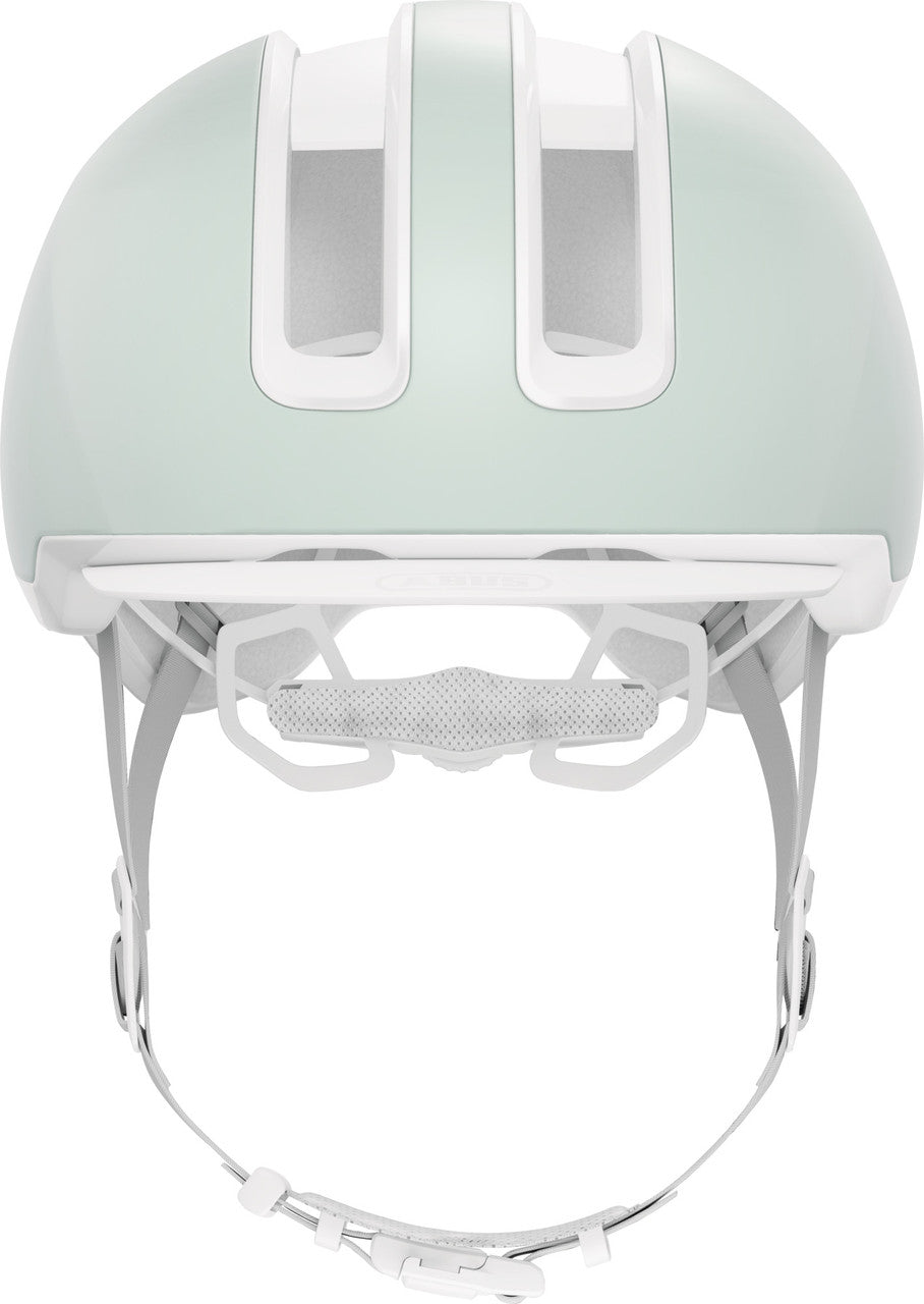 ABUS Hud-Y Pure Urban Helmet With Rear LED Light in Mint