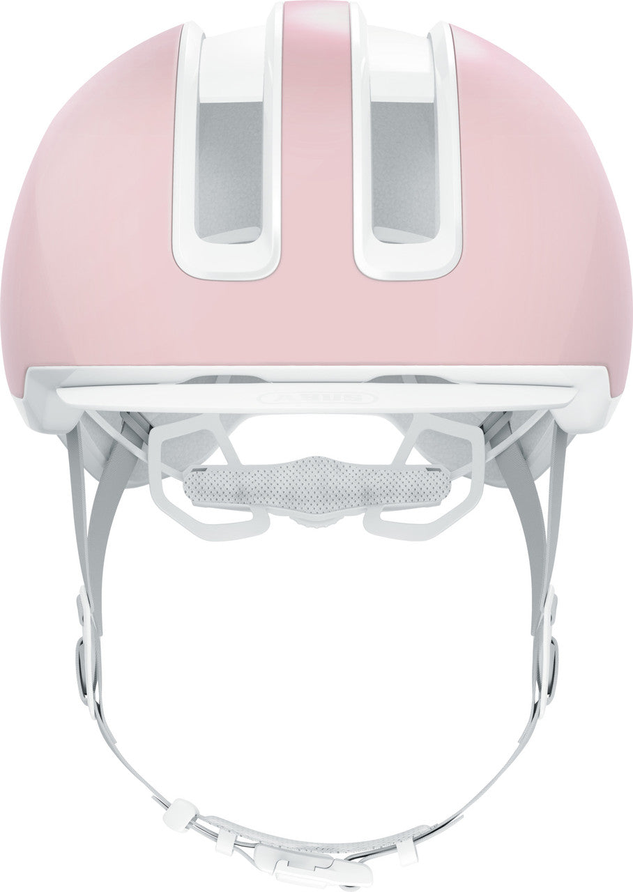 ABUS Hud-Y Pure Urban Helmet With Rear LED Light in Rose