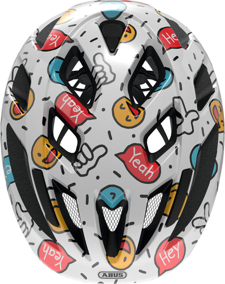 ABUS Smooty 2.0 Toddler Leisure Helmet in White Smiley