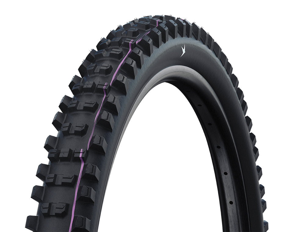 Schwalbe Shredda Radial Gravity Pro Ultra Soft MTB Rear Folding Tyre Black