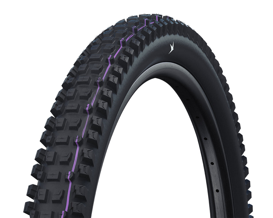 Schwalbe Albert Gravity Pro Radial Ultra Soft MTB Folding Tyre in Black
