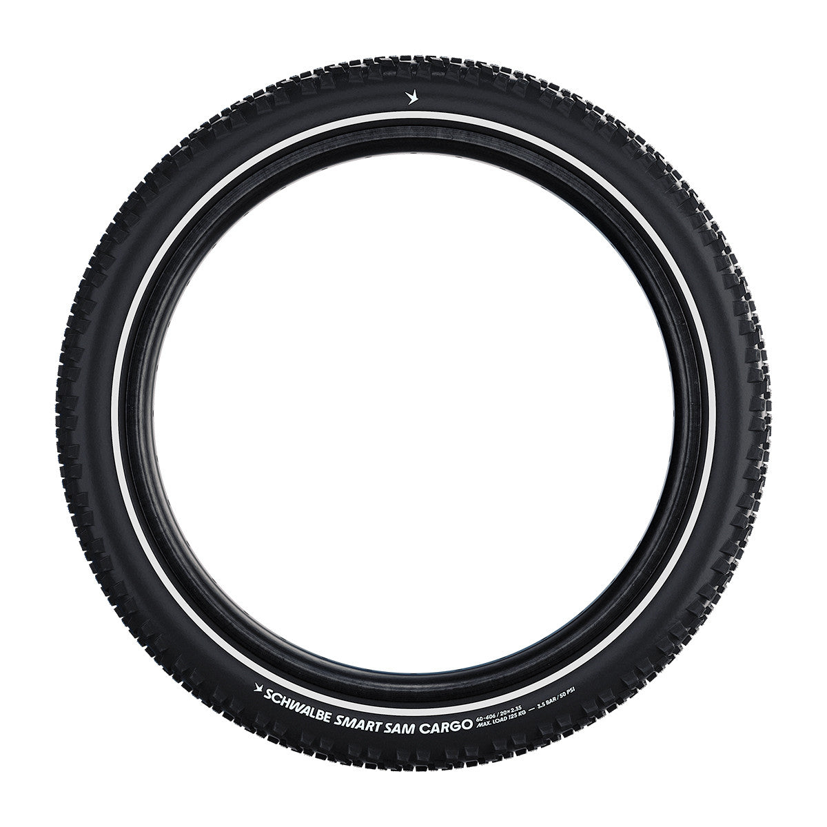 Schwalbe Smart Sam Cargo Super Defense Addix E MTB Wired Tyre In Black/Reflex