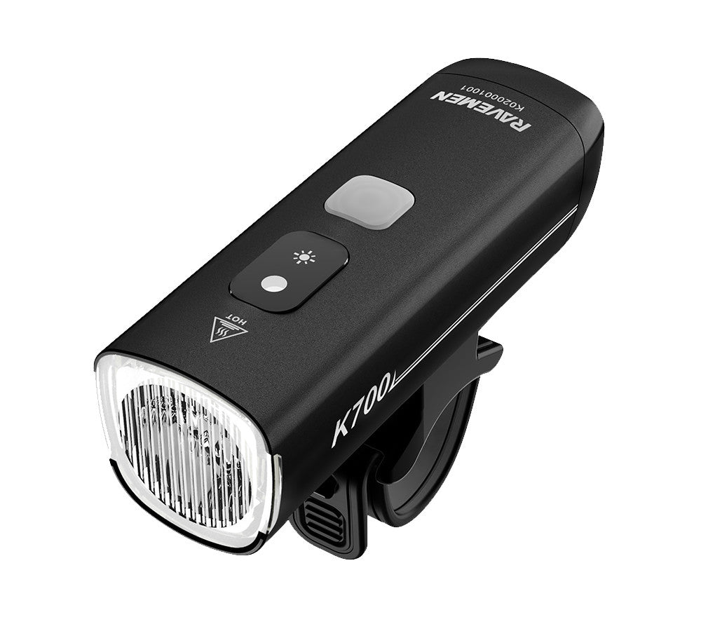 Ravemen K700 USB Rechargeable AI Nighttime 700 Lumen Bicycle Front Light