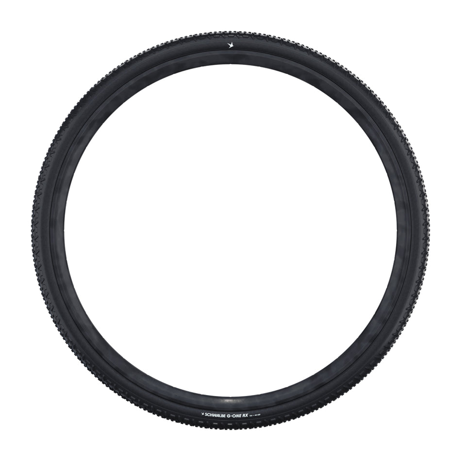 Schwalbe G-One RX PRO TLR Race Evo V-Guard Gravel Folding Tyre in Black