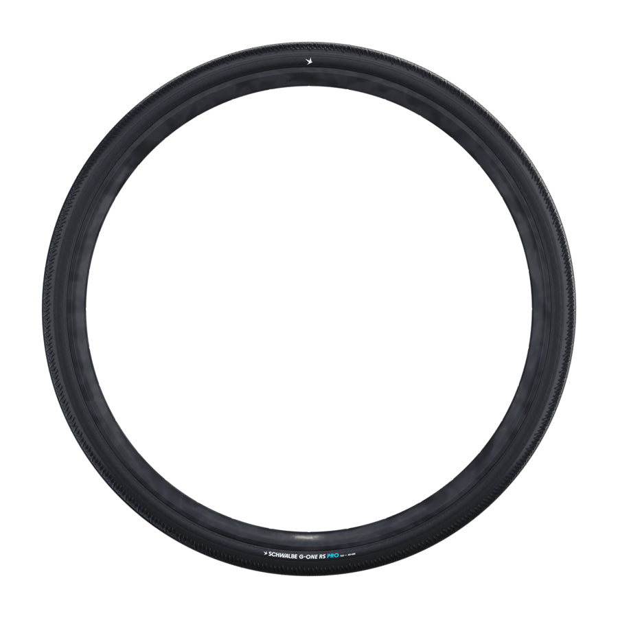 Schwalbe G-One RS PRO TLR Race Evo V-Guard Gravel Folding Tyre in Black