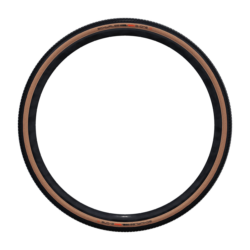 Schwalbe G-One R Pro TLR Race Evo V-Guard Gravel Folding Tyre in Black Trans