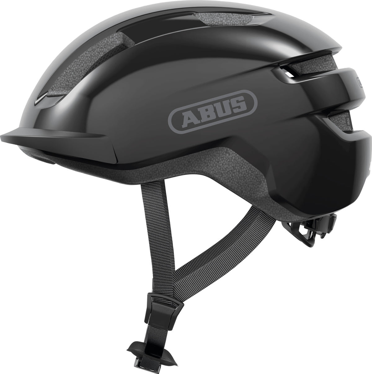 ABUS Purl-Y Urban Bicycle Helmet in Shiny Black