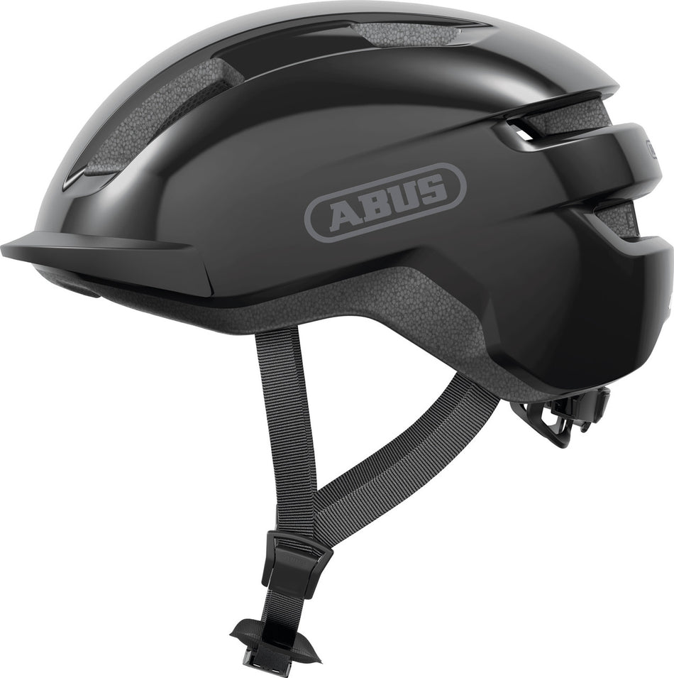 ABUS Purl-Y Urban Bicycle Helmet in Shiny Black