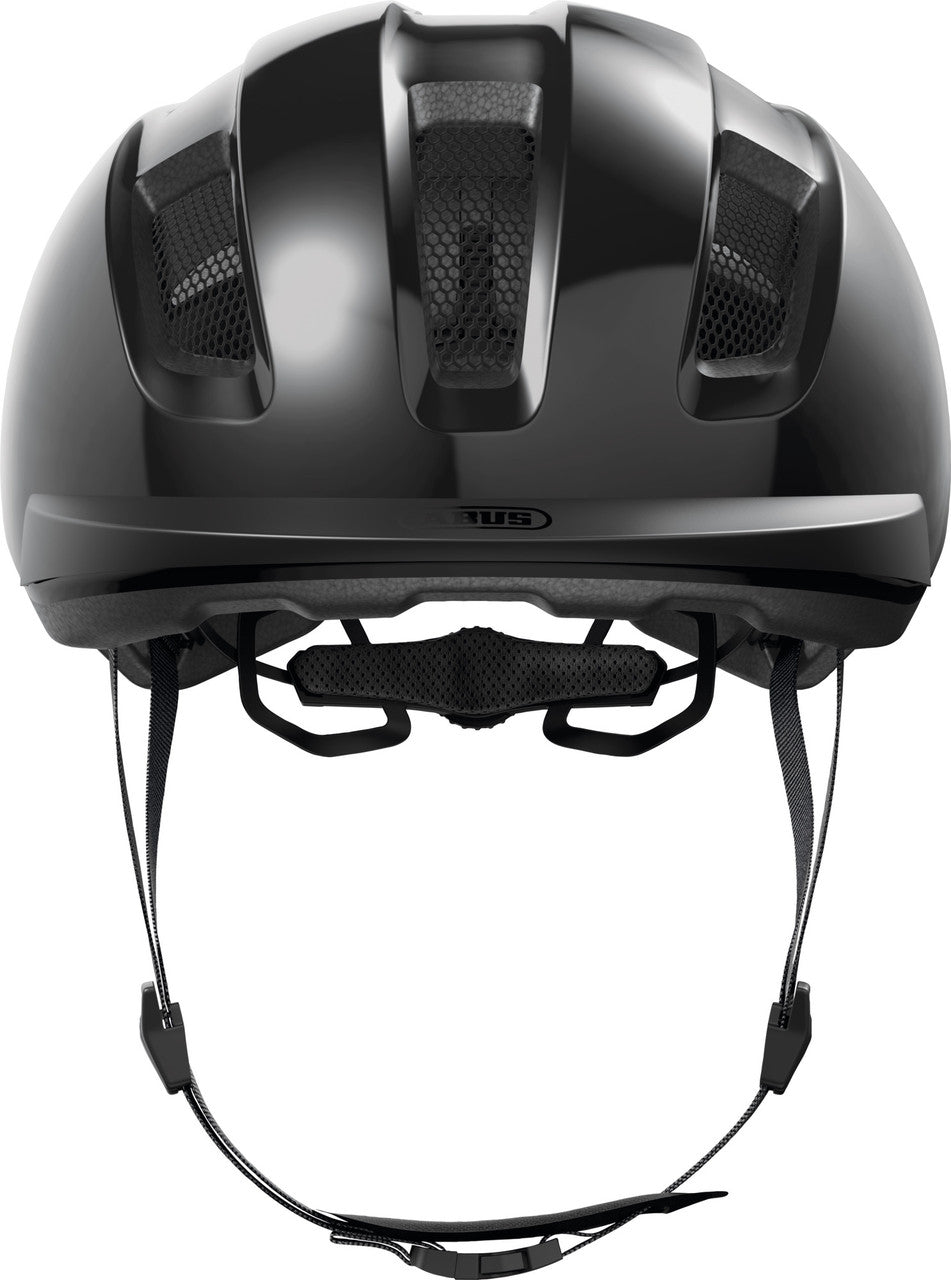 ABUS Purl-Y Urban Bicycle Helmet in Shiny Black