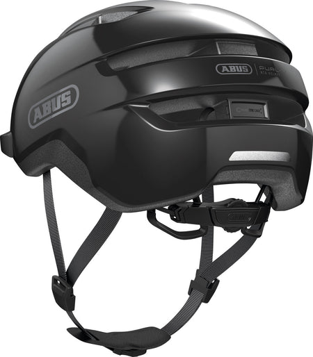 ABUS Purl-Y Urban Bicycle Helmet in Shiny Black
