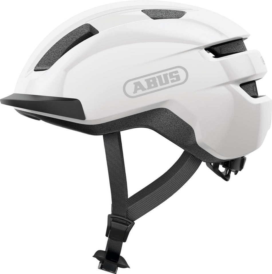 ABUS Purl-Y Urban Bicycle Helmet in Shiny White