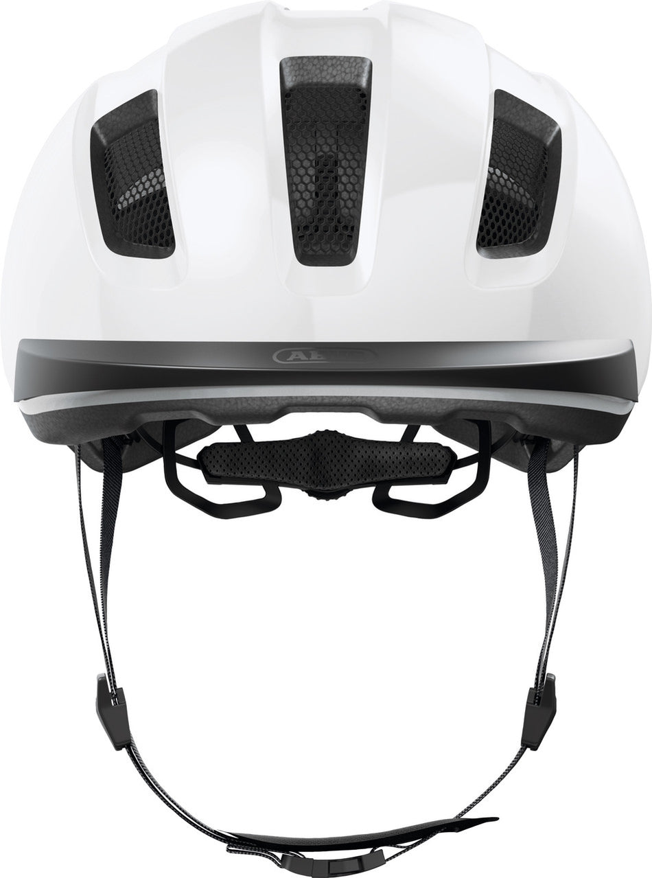 ABUS Purl-Y Urban Bicycle Helmet in Shiny White