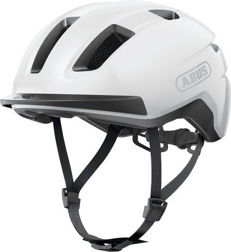 ABUS Purl-Y Urban Bicycle Helmet in Shiny White