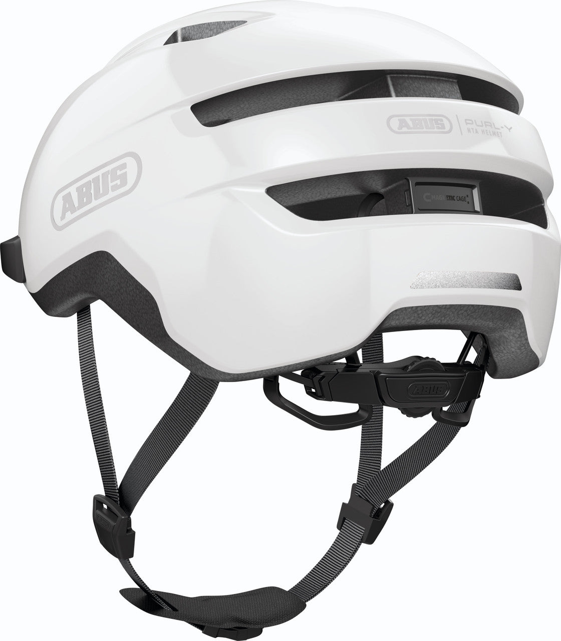 ABUS Purl-Y Urban Bicycle Helmet in Shiny White