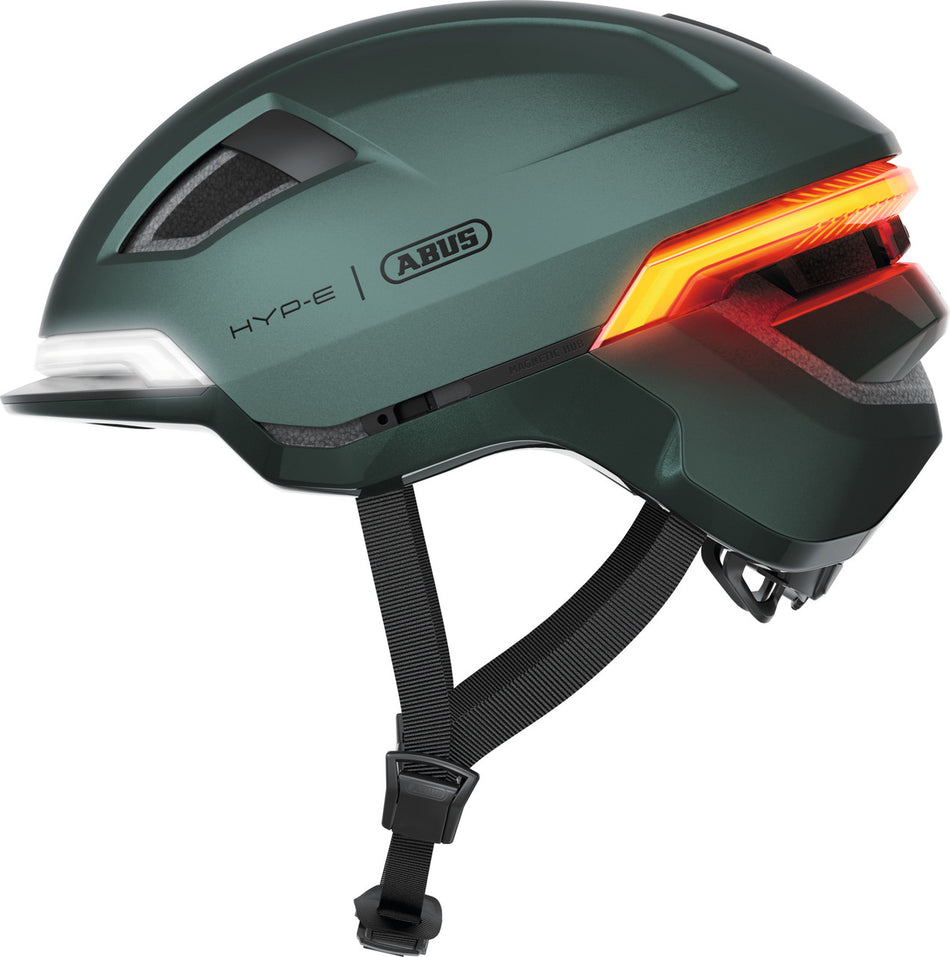 ABUS HYP-E Urban Commuting Helmet in Jungle Green