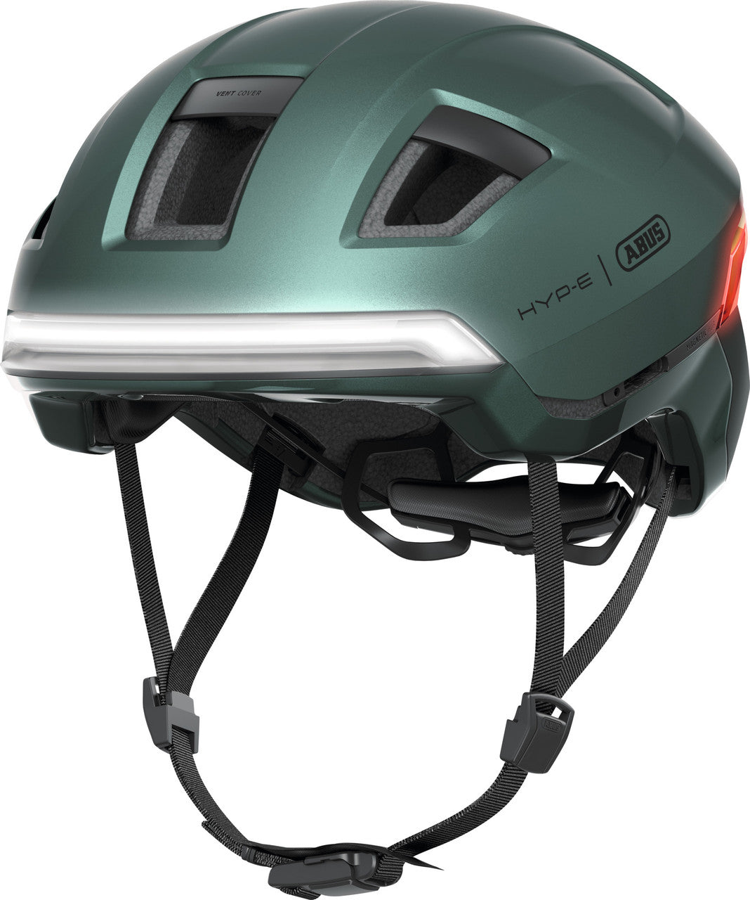 ABUS HYP-E Urban Commuting Helmet in Jungle Green