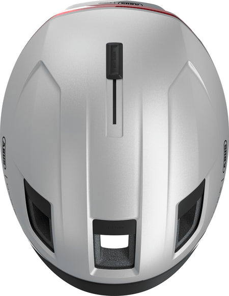 ABUS HYP-E Urban Commuting Helmet in Gleam Silver
