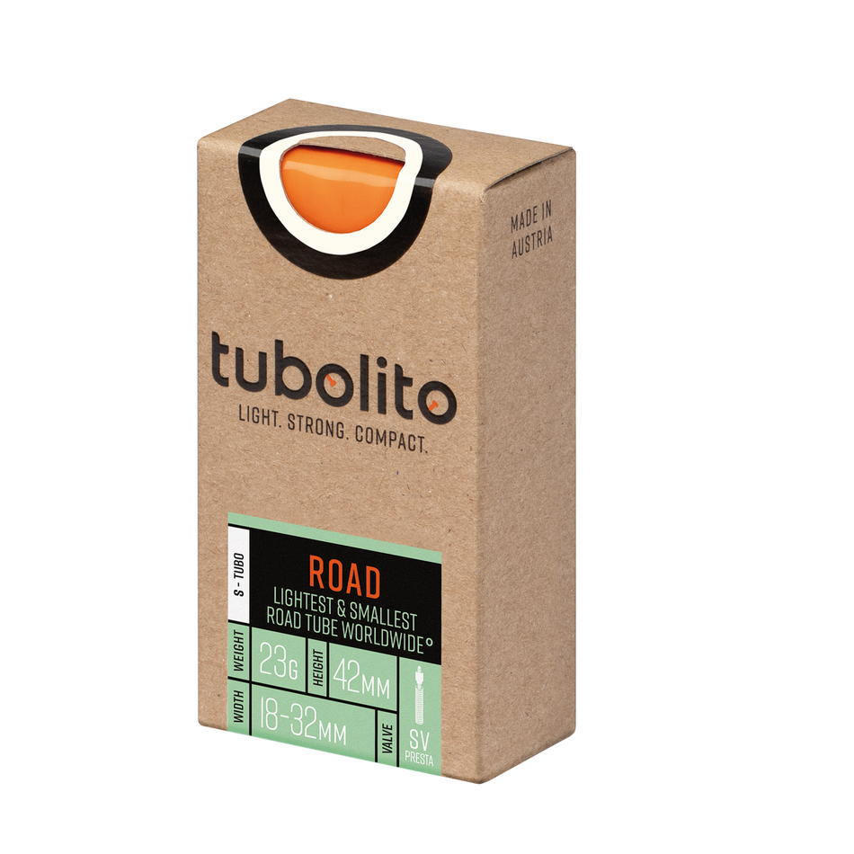 Tubolito S-Tubo 700C Road 700 x 18-32mm Presta Valve Orange Inner Tube