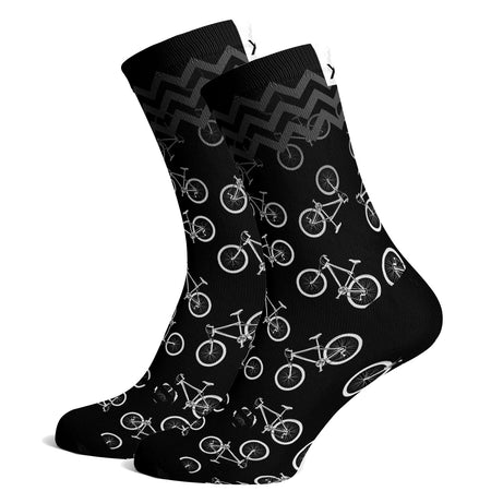 Sox Footwear Bikes Mono-Chrome Premium Crew Socks