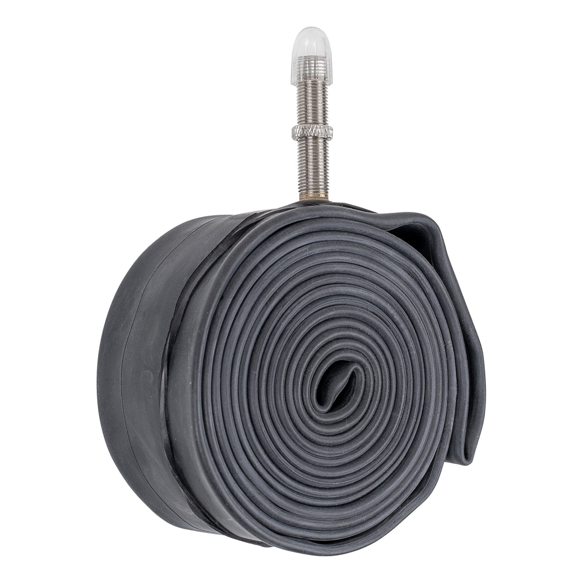 Schwalbe AV7 inner tube 20-inch rolled with Schrader valve for bicycle tires in various sizes.