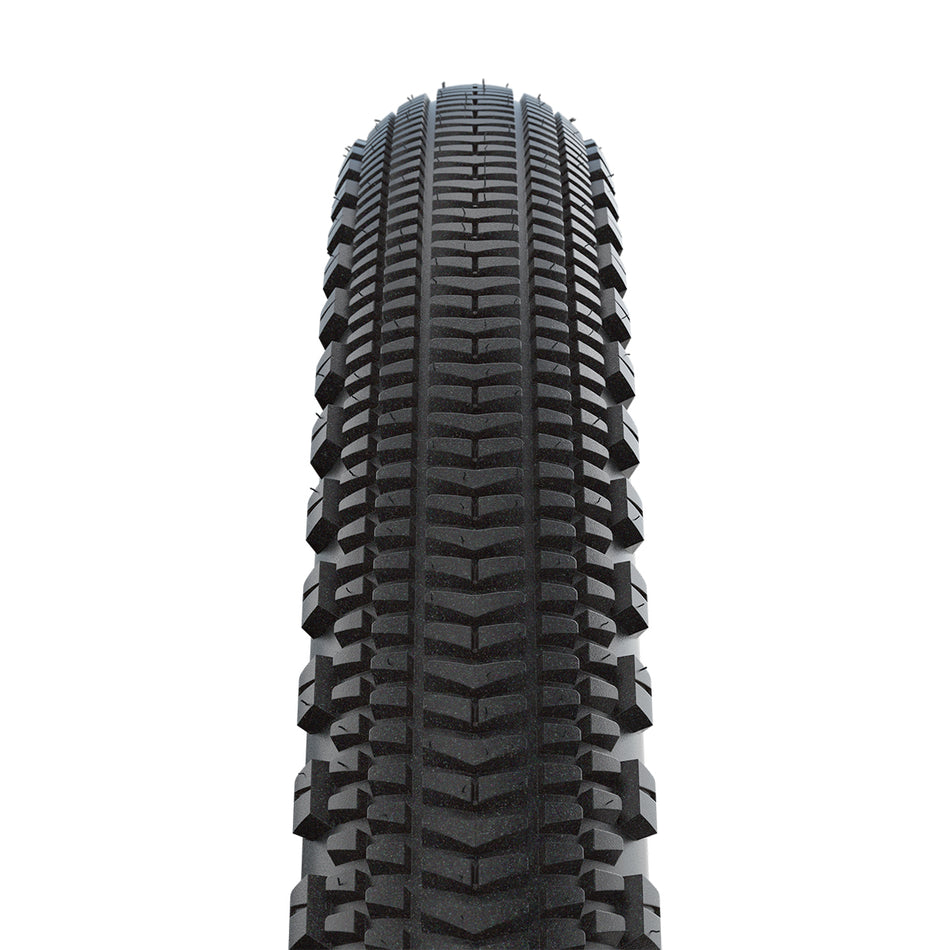 Schwalbe G-One Overland Performance RaceGuard TLR Folding Gravel Tyre in Black Reflex