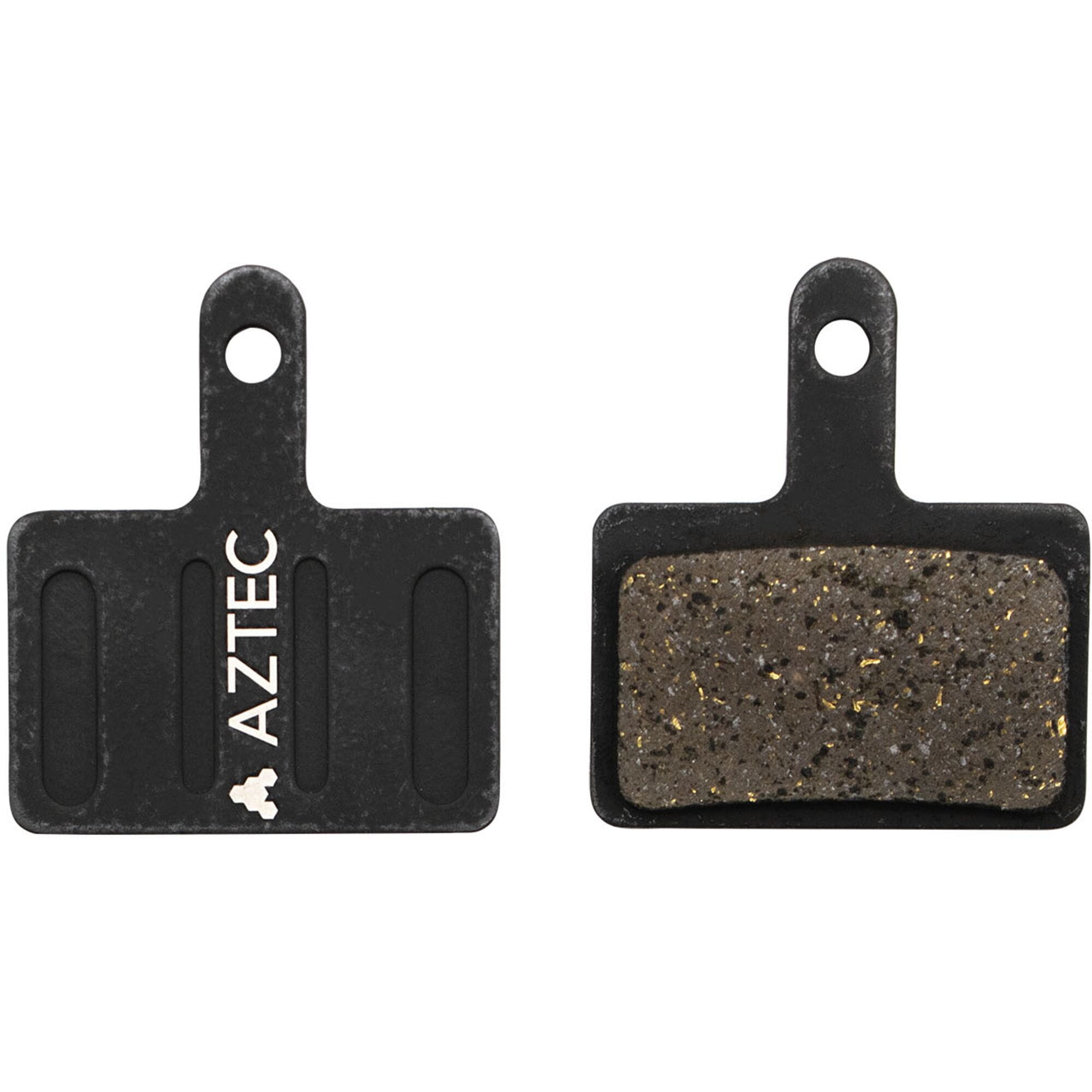 Aztec HexVent disc brake pads Shimano Deore Tektro designed for high performance and heat control.