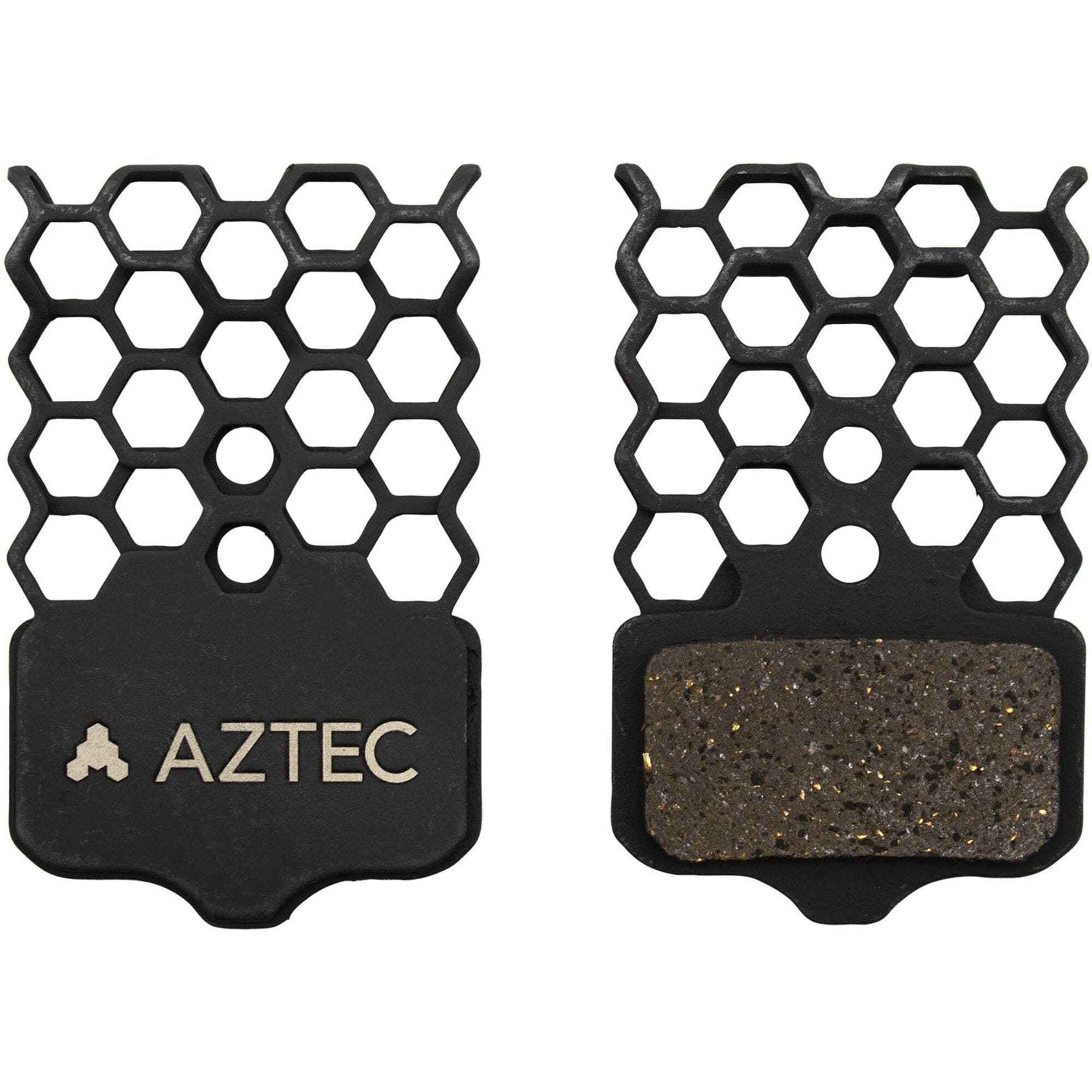 Aztec HexVent Disc Brake Pads for Avid Exilir disc brake pads showing innovative design and heat control technology.