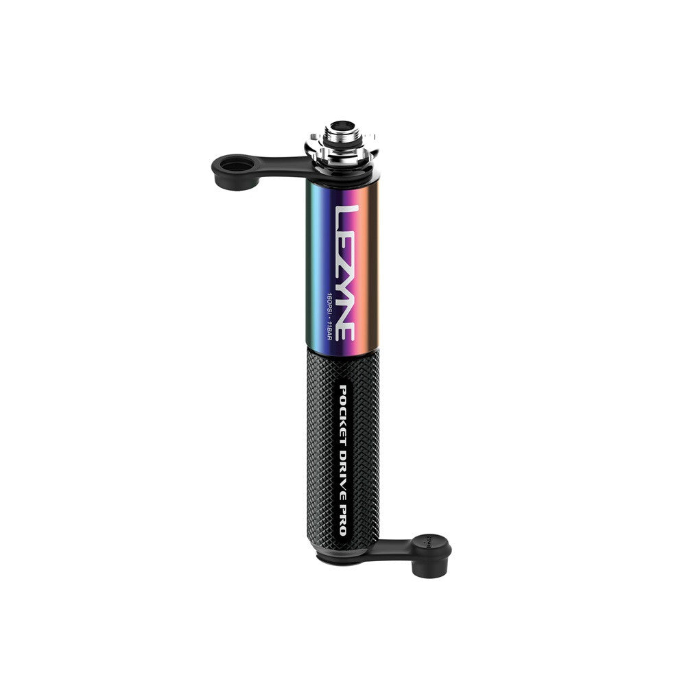 Lezyne Pocket Drive Pro Pump - Neo Metallic / Black