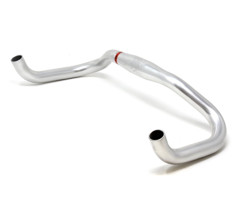 Nitto RB-030SSB Curved Oversize Bullhorn Handlebars | 31.7mm Clamp | Silver