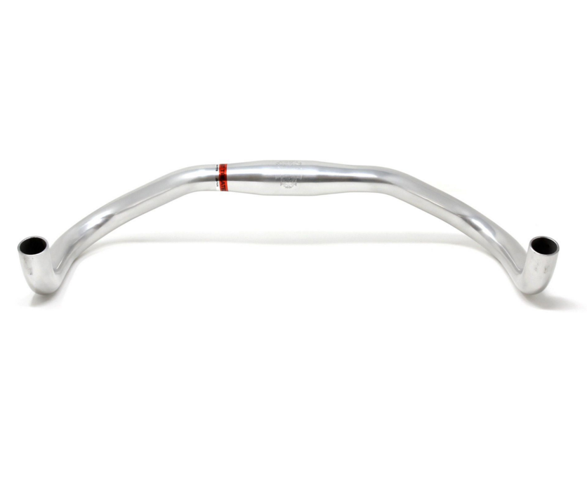 Nitto RB-030SSB Curved Oversize Bullhorn Handlebars | 31.7mm Clamp | Silver