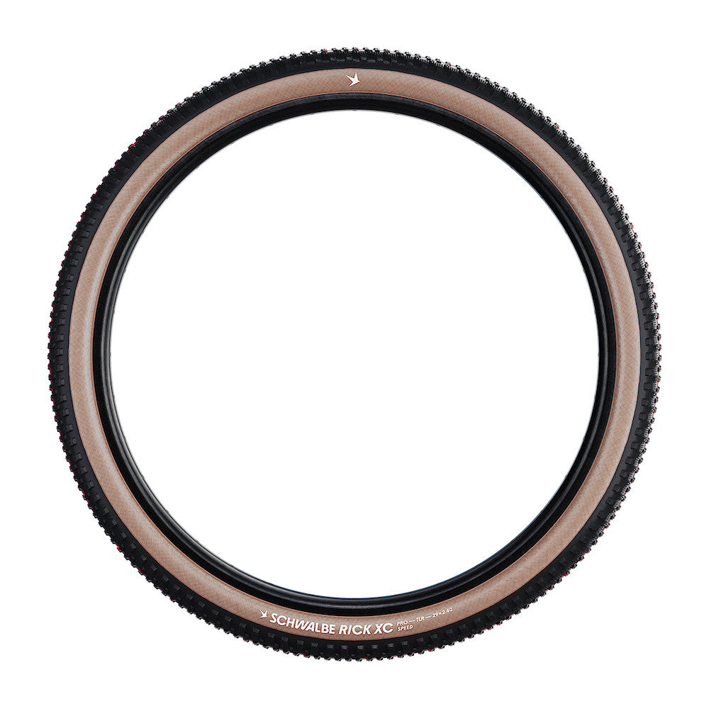 Schwalbe Rick XC Cross Country Addix SpeedGrip Super Race Brown Wall Tyre